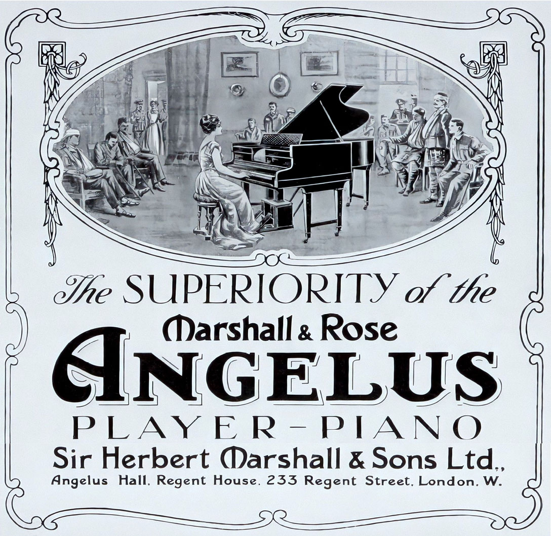 Marshall & Rose Angelus Player - Piano